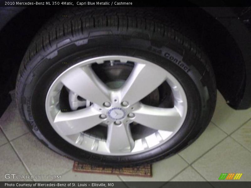 Capri Blue Metallic / Cashmere 2010 Mercedes-Benz ML 350 4Matic