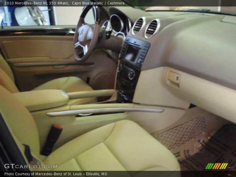 Capri Blue Metallic / Cashmere 2010 Mercedes-Benz ML 350 4Matic