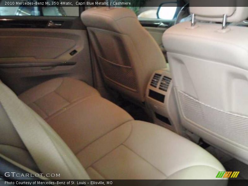 Capri Blue Metallic / Cashmere 2010 Mercedes-Benz ML 350 4Matic