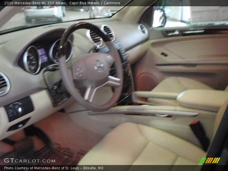 Capri Blue Metallic / Cashmere 2010 Mercedes-Benz ML 350 4Matic