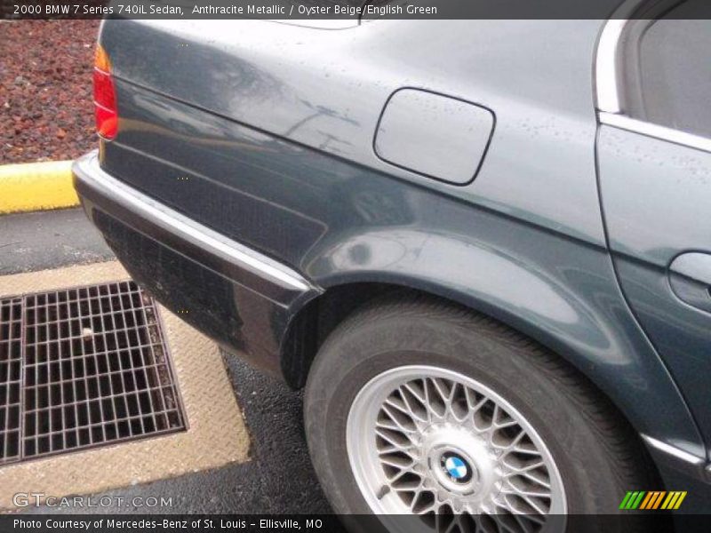 Anthracite Metallic / Oyster Beige/English Green 2000 BMW 7 Series 740iL Sedan