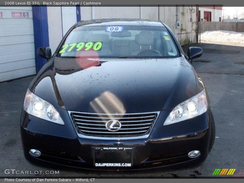 Black Sapphire Pearl / Cashmere 2008 Lexus ES 350