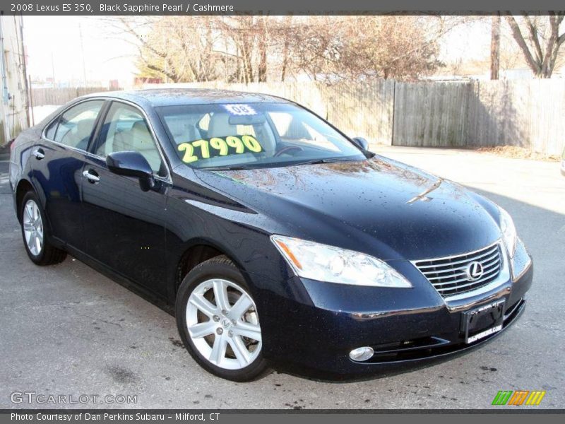 Black Sapphire Pearl / Cashmere 2008 Lexus ES 350