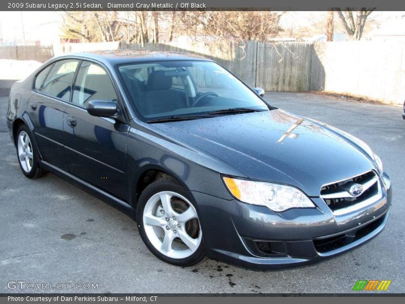 Diamond Gray Metallic / Off Black 2009 Subaru Legacy 2.5i Sedan
