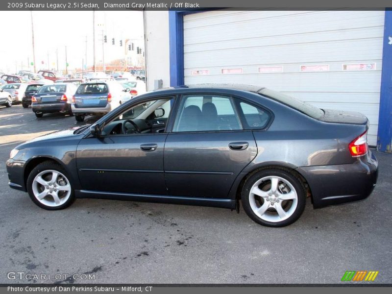 Diamond Gray Metallic / Off Black 2009 Subaru Legacy 2.5i Sedan