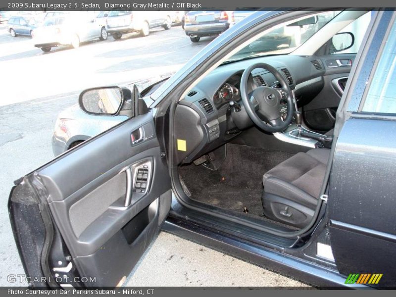 Diamond Gray Metallic / Off Black 2009 Subaru Legacy 2.5i Sedan