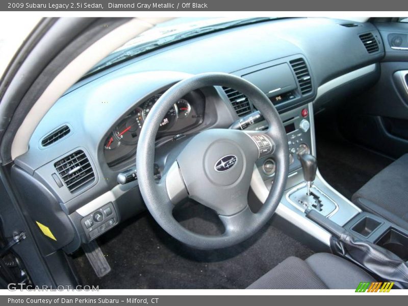 Diamond Gray Metallic / Off Black 2009 Subaru Legacy 2.5i Sedan