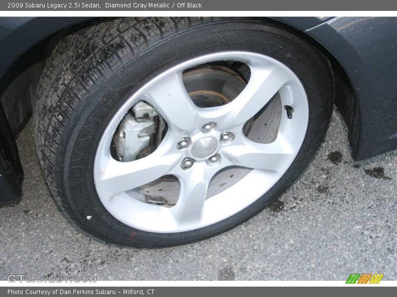 Diamond Gray Metallic / Off Black 2009 Subaru Legacy 2.5i Sedan