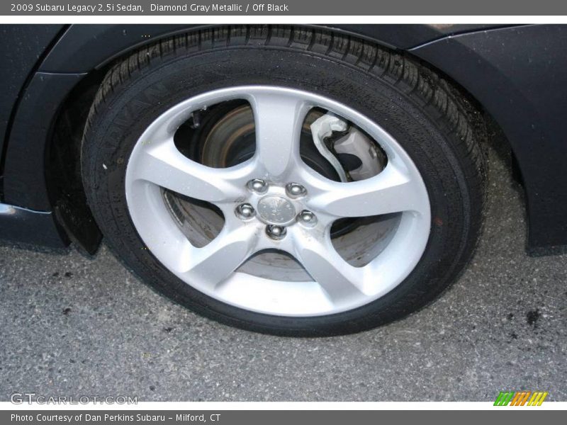 Diamond Gray Metallic / Off Black 2009 Subaru Legacy 2.5i Sedan
