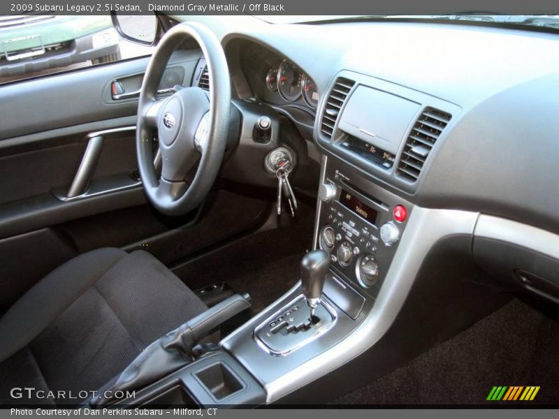 Diamond Gray Metallic / Off Black 2009 Subaru Legacy 2.5i Sedan