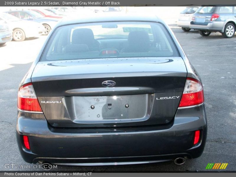 Diamond Gray Metallic / Off Black 2009 Subaru Legacy 2.5i Sedan
