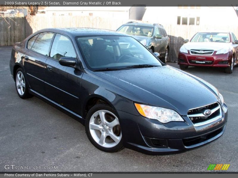 Diamond Gray Metallic / Off Black 2009 Subaru Legacy 2.5i Sedan