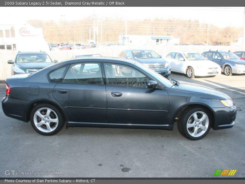 Diamond Gray Metallic / Off Black 2009 Subaru Legacy 2.5i Sedan
