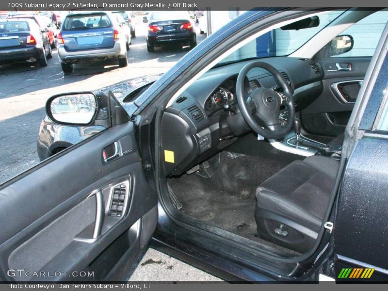 Diamond Gray Metallic / Off Black 2009 Subaru Legacy 2.5i Sedan
