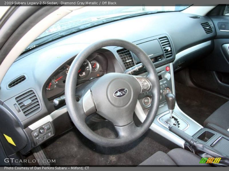 Diamond Gray Metallic / Off Black 2009 Subaru Legacy 2.5i Sedan