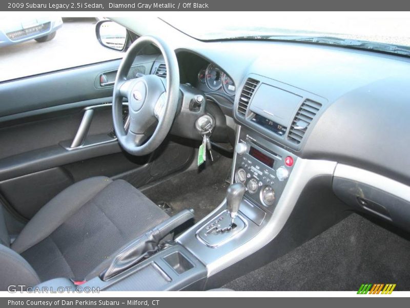 Diamond Gray Metallic / Off Black 2009 Subaru Legacy 2.5i Sedan