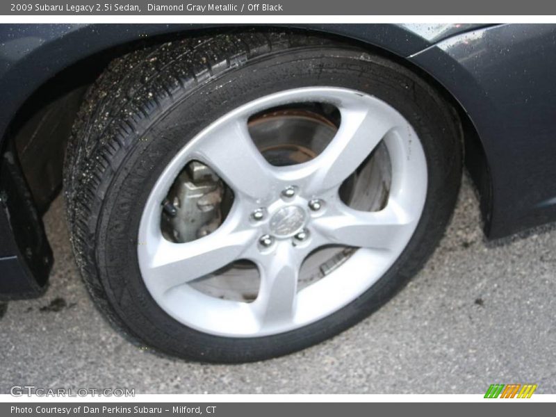 Diamond Gray Metallic / Off Black 2009 Subaru Legacy 2.5i Sedan