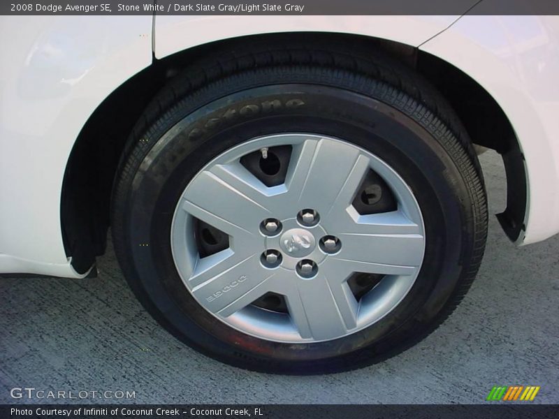 Stone White / Dark Slate Gray/Light Slate Gray 2008 Dodge Avenger SE