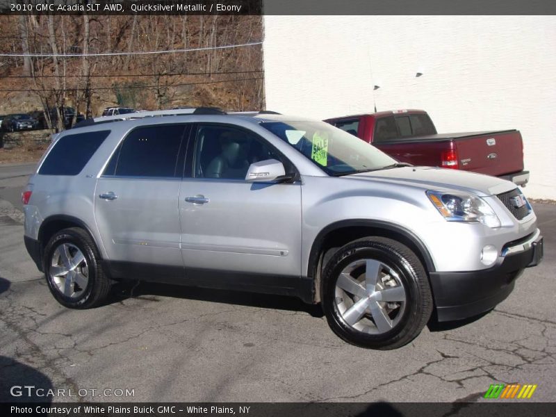 Quicksilver Metallic / Ebony 2010 GMC Acadia SLT AWD