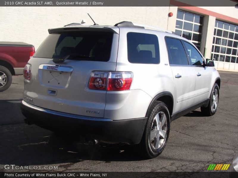 Quicksilver Metallic / Ebony 2010 GMC Acadia SLT AWD