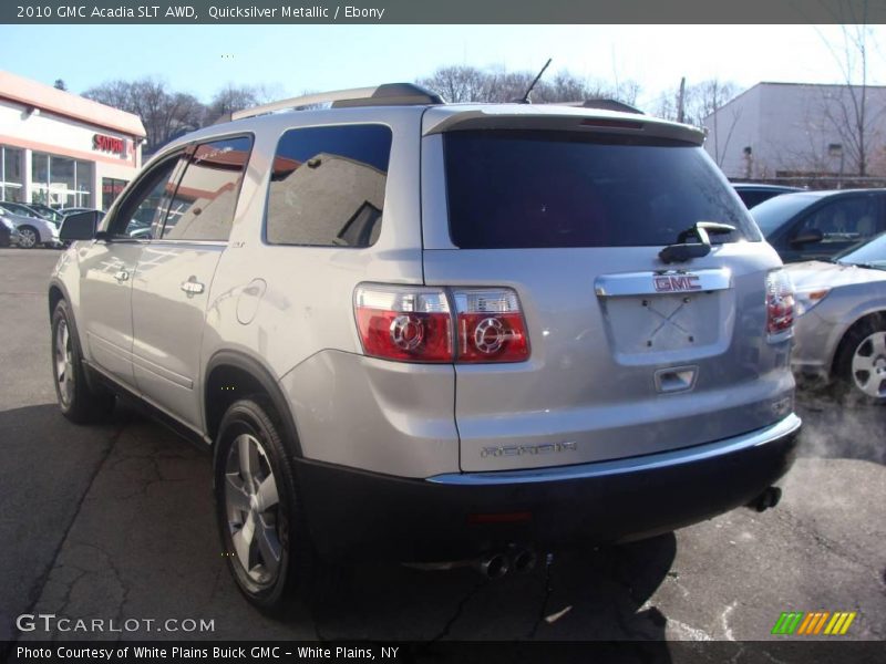 Quicksilver Metallic / Ebony 2010 GMC Acadia SLT AWD