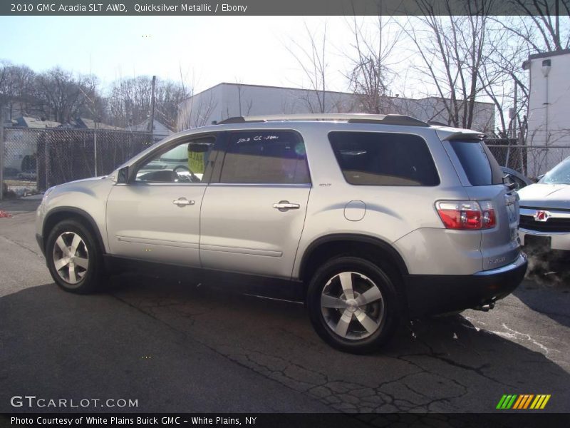 Quicksilver Metallic / Ebony 2010 GMC Acadia SLT AWD