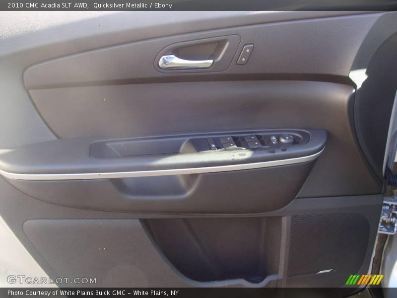 Quicksilver Metallic / Ebony 2010 GMC Acadia SLT AWD
