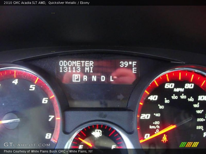 Quicksilver Metallic / Ebony 2010 GMC Acadia SLT AWD