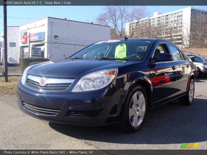 Deep Blue / Gray 2008 Saturn Aura XE 3.5
