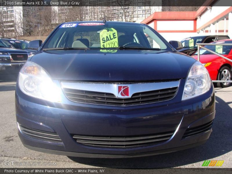 Deep Blue / Gray 2008 Saturn Aura XE 3.5