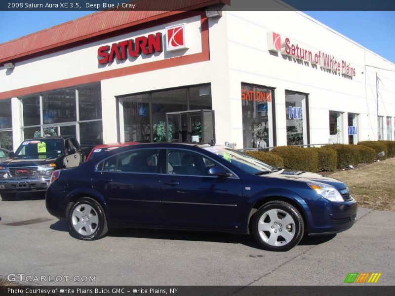 Deep Blue / Gray 2008 Saturn Aura XE 3.5