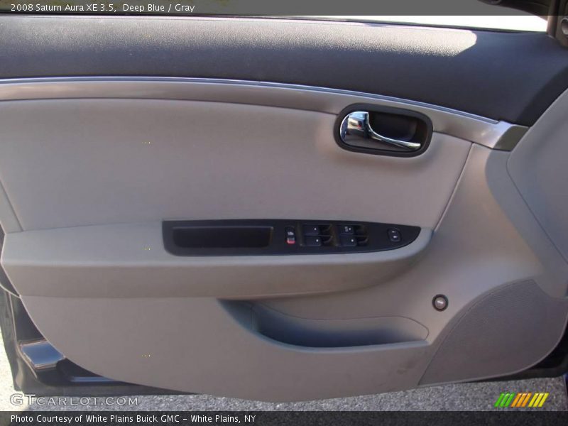 Deep Blue / Gray 2008 Saturn Aura XE 3.5