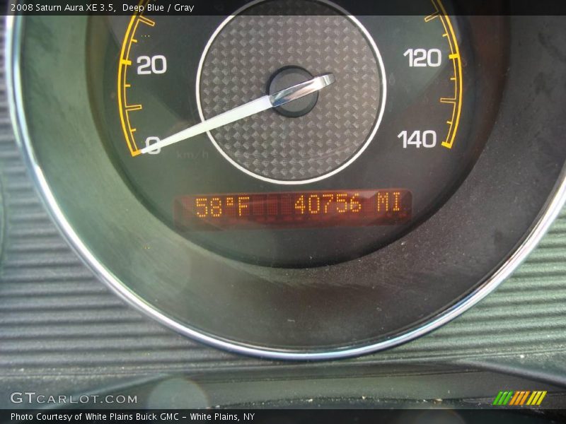 Deep Blue / Gray 2008 Saturn Aura XE 3.5