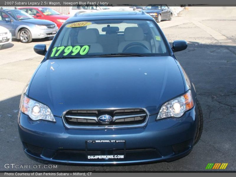 Newport Blue Pearl / Ivory 2007 Subaru Legacy 2.5i Wagon