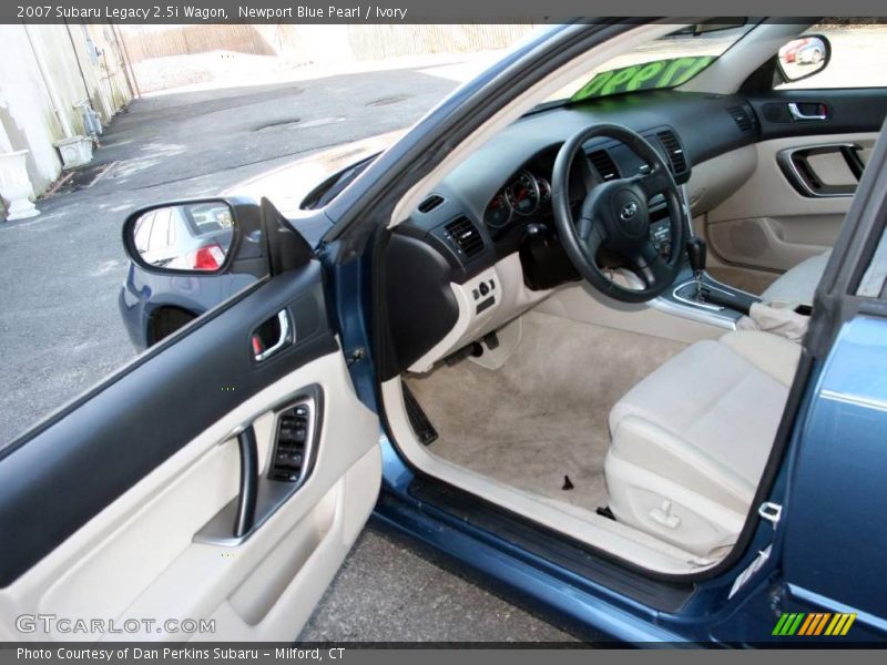 Newport Blue Pearl / Ivory 2007 Subaru Legacy 2.5i Wagon