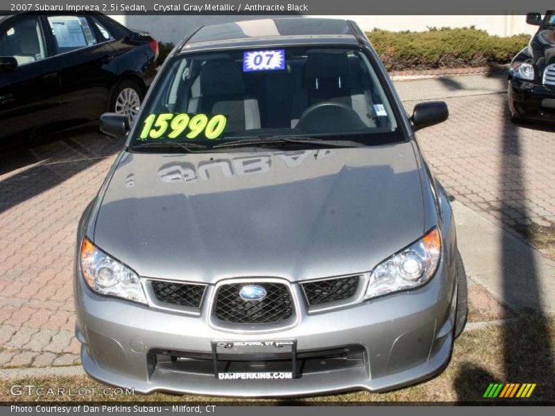 Crystal Gray Metallic / Anthracite Black 2007 Subaru Impreza 2.5i Sedan