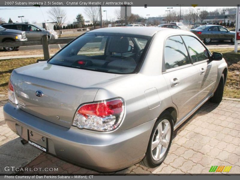 Crystal Gray Metallic / Anthracite Black 2007 Subaru Impreza 2.5i Sedan