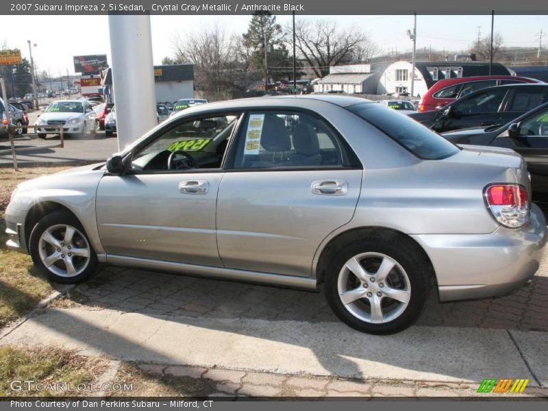 Crystal Gray Metallic / Anthracite Black 2007 Subaru Impreza 2.5i Sedan
