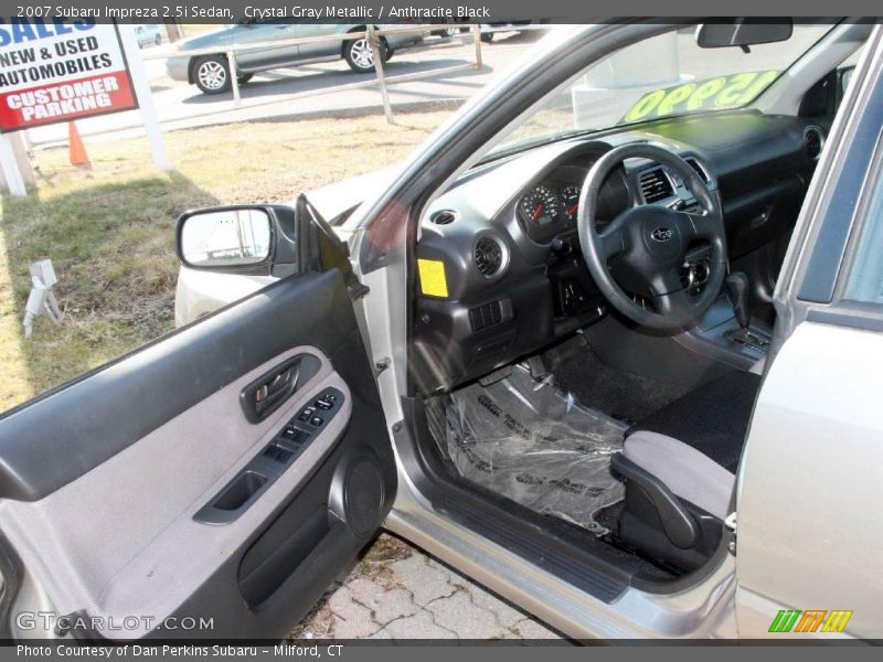 Crystal Gray Metallic / Anthracite Black 2007 Subaru Impreza 2.5i Sedan