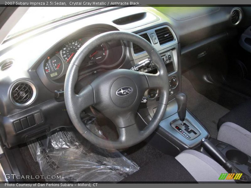 Crystal Gray Metallic / Anthracite Black 2007 Subaru Impreza 2.5i Sedan