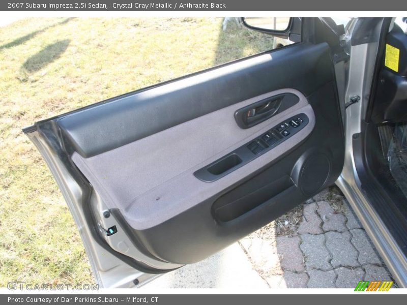 Crystal Gray Metallic / Anthracite Black 2007 Subaru Impreza 2.5i Sedan