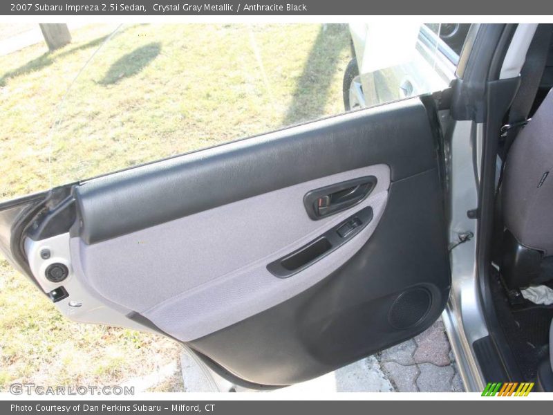 Crystal Gray Metallic / Anthracite Black 2007 Subaru Impreza 2.5i Sedan