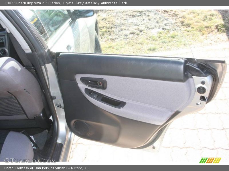 Crystal Gray Metallic / Anthracite Black 2007 Subaru Impreza 2.5i Sedan
