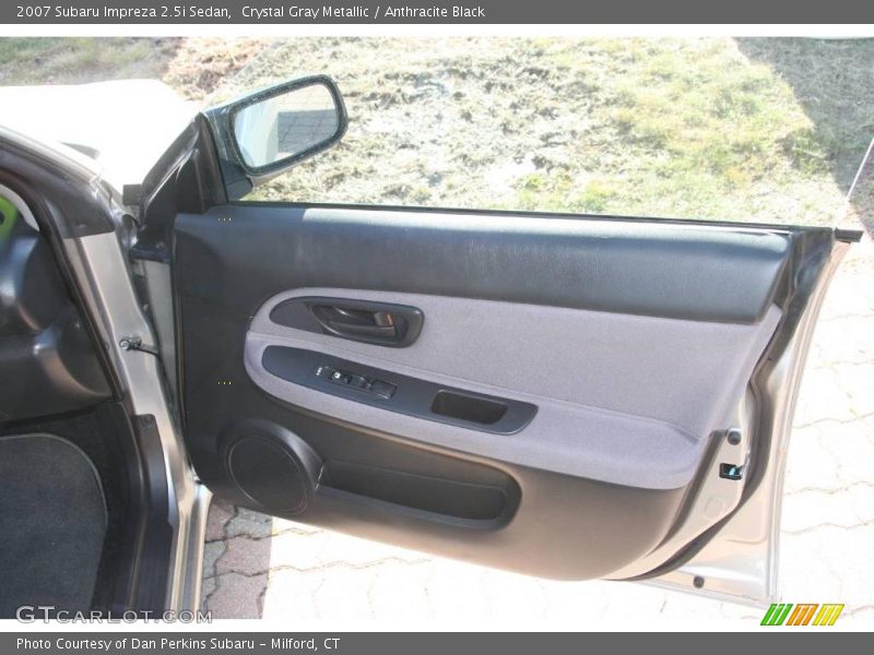 Crystal Gray Metallic / Anthracite Black 2007 Subaru Impreza 2.5i Sedan