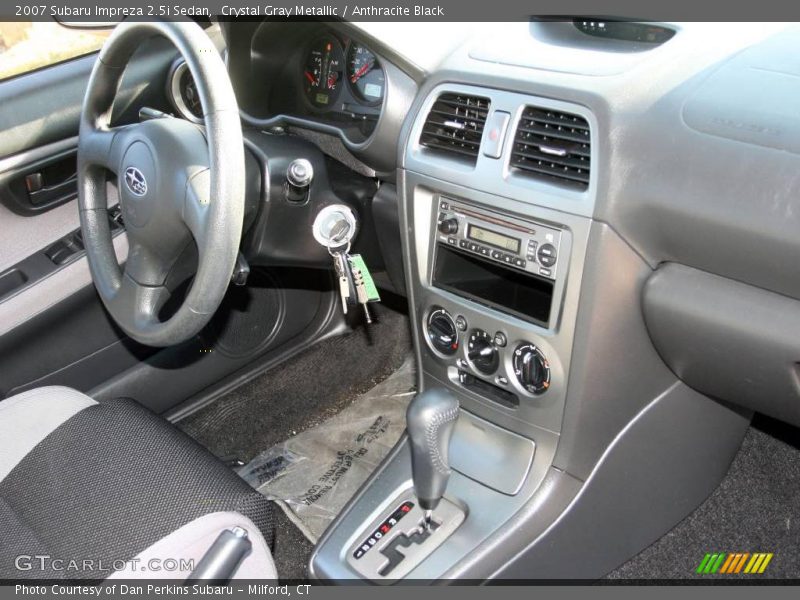 Crystal Gray Metallic / Anthracite Black 2007 Subaru Impreza 2.5i Sedan