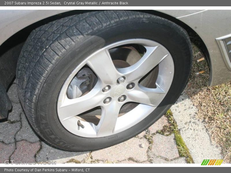 Crystal Gray Metallic / Anthracite Black 2007 Subaru Impreza 2.5i Sedan