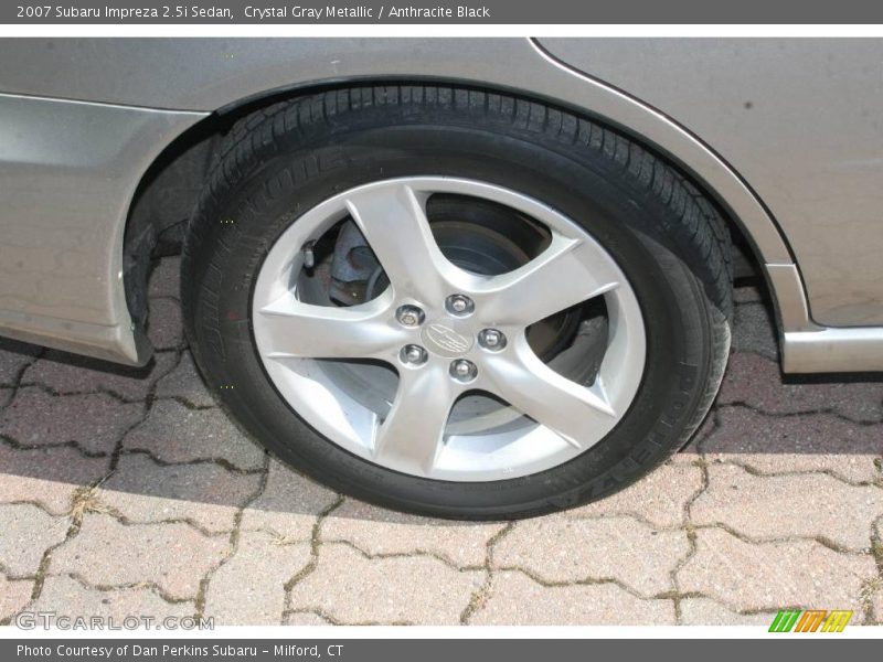 Crystal Gray Metallic / Anthracite Black 2007 Subaru Impreza 2.5i Sedan