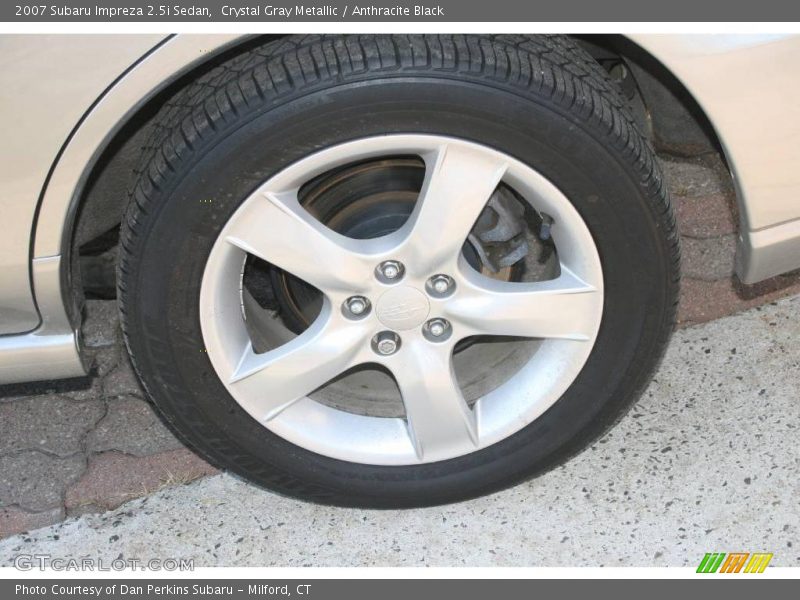 Crystal Gray Metallic / Anthracite Black 2007 Subaru Impreza 2.5i Sedan