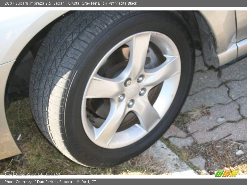 Crystal Gray Metallic / Anthracite Black 2007 Subaru Impreza 2.5i Sedan