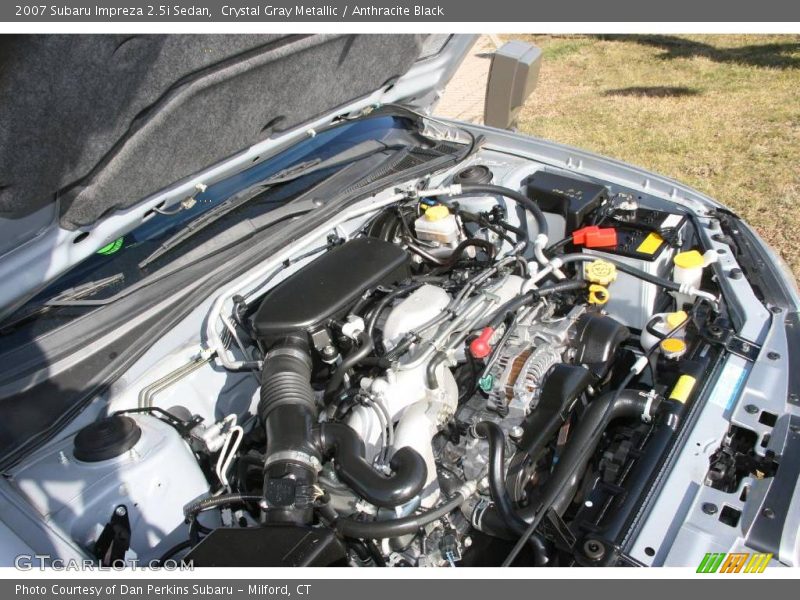 Crystal Gray Metallic / Anthracite Black 2007 Subaru Impreza 2.5i Sedan